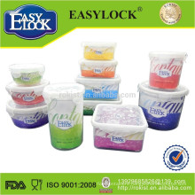 2014 new design microwave plastic container with lid